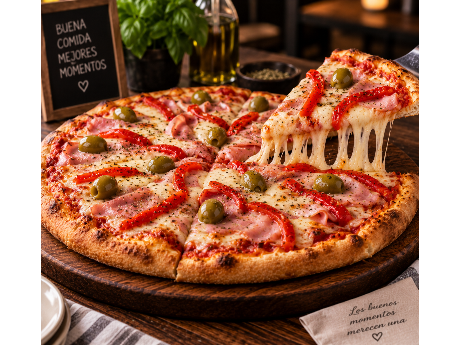 Pizza especial de Alem street food