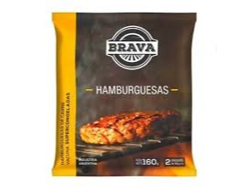 HAMB. BRAVA DE CARNE 60UN X 80 GRS.