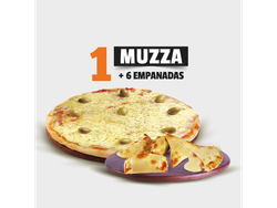 1 Muzza + 6 Empanadas