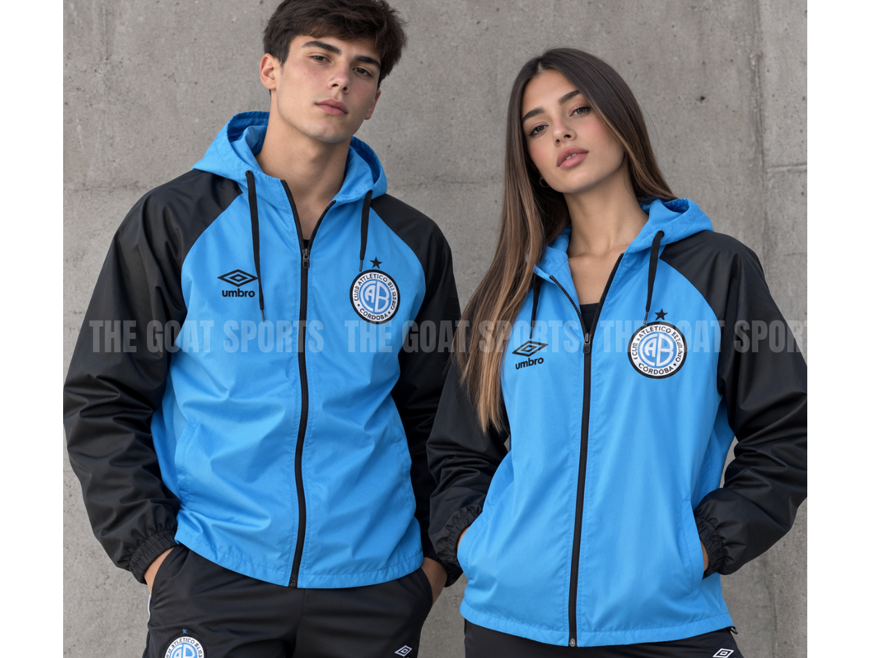 Rompeviento Cab Celeste/Negra