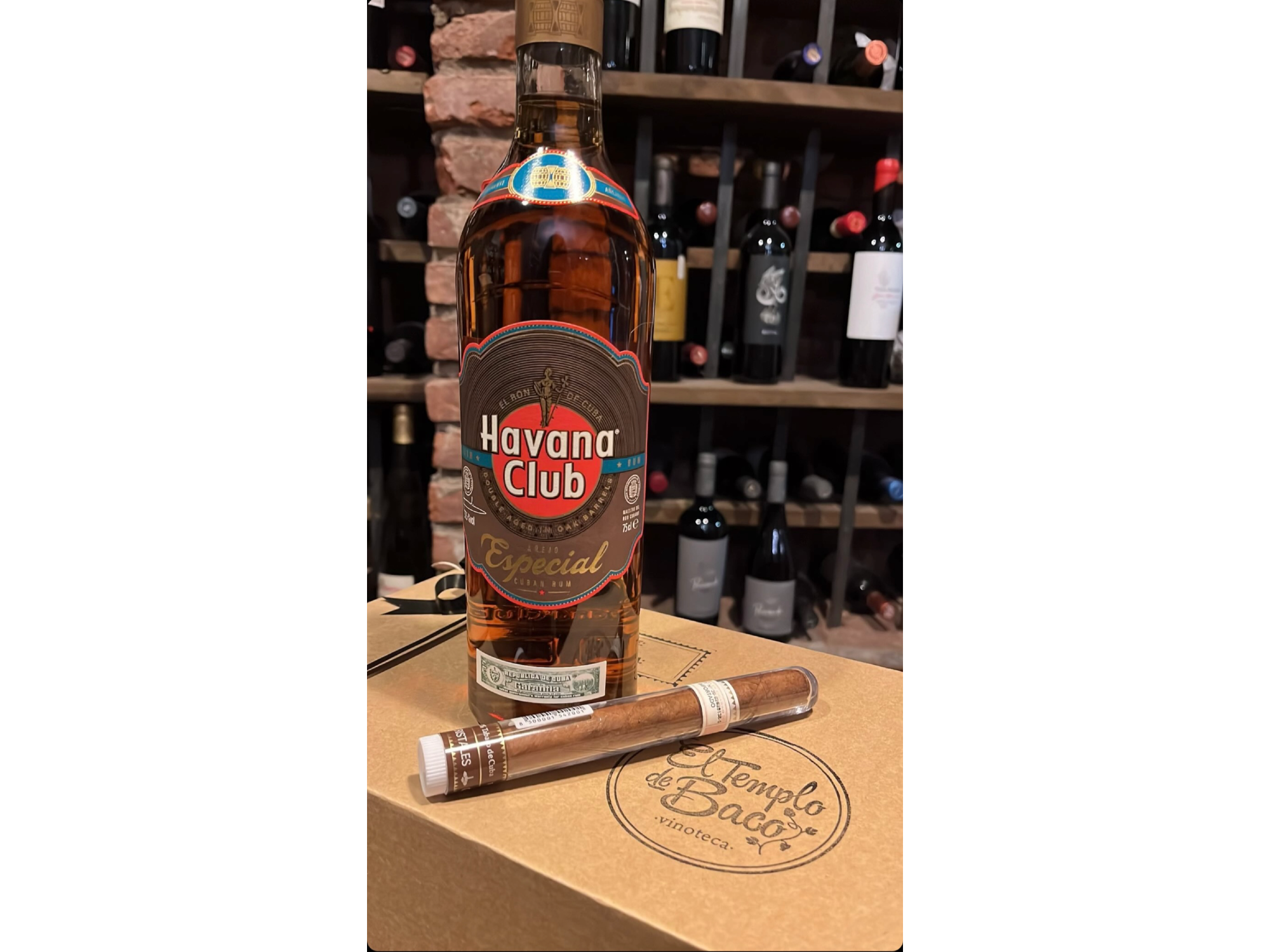 Ron + habano cubano