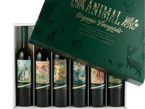 Estuche vinos Animal Orgánicos x6