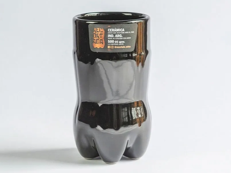 Vaso Fernet  Recortada  cerámica