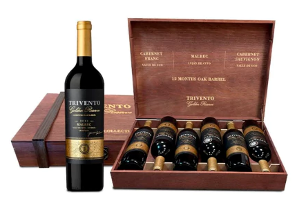 Estuche de madera Trivento 6 botellas