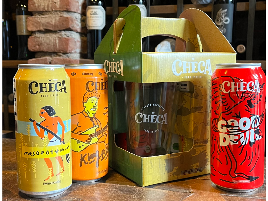 Estuche cerveza Artesanal Checa