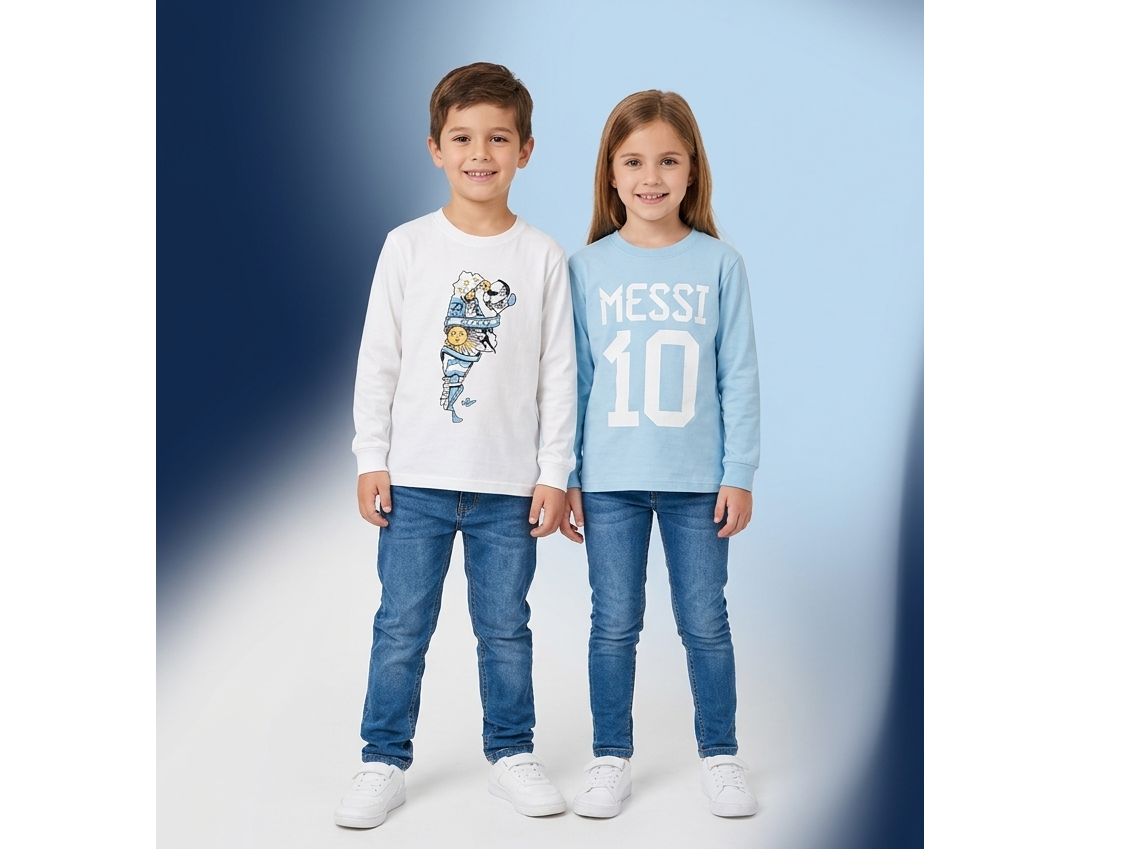 Remera Messi-Campeones