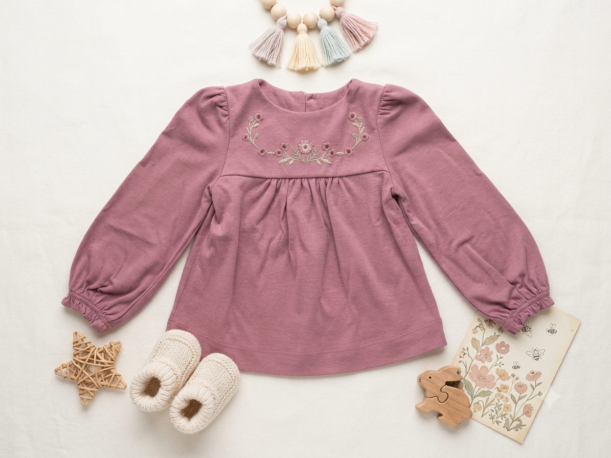 Remera Orquídea 1 a 5 años