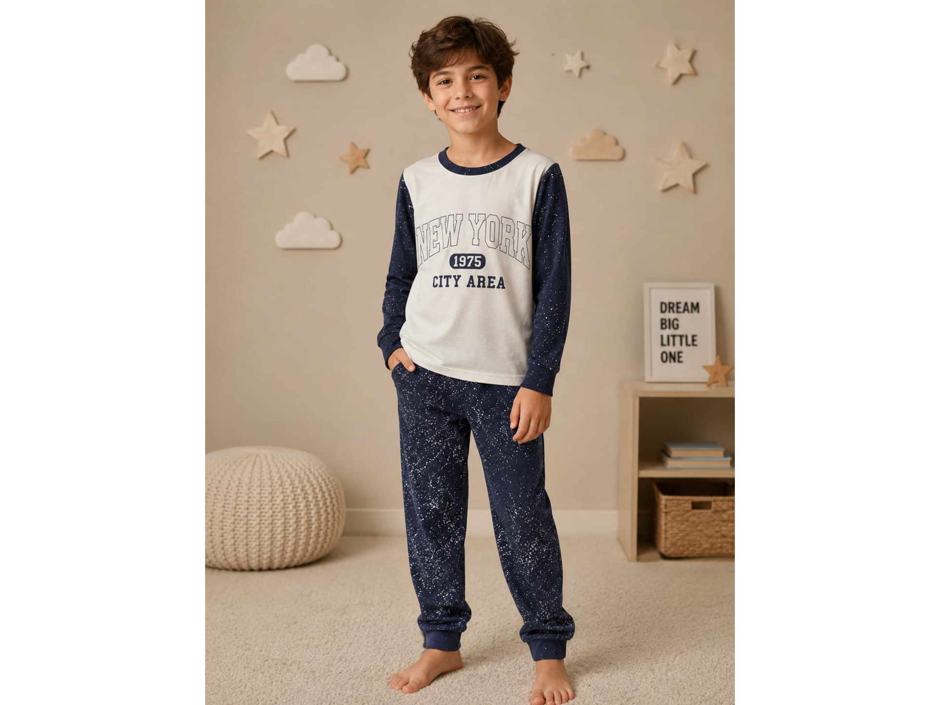 Pijama niño manga larga de Mikomodainfantil