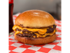 Cheese burger doble sin papas