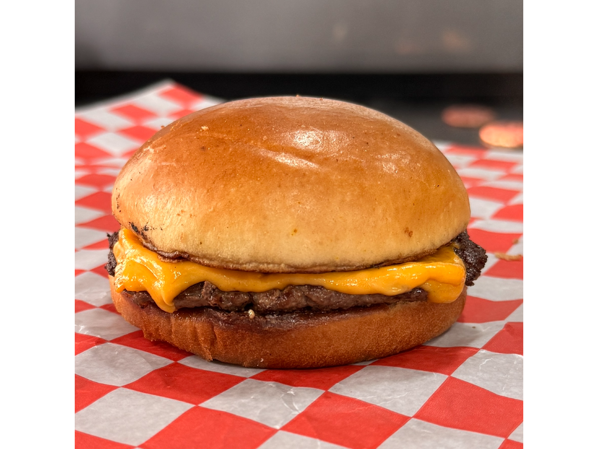 Cheese burger simple sin papas