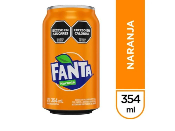 fanta lata 354ml