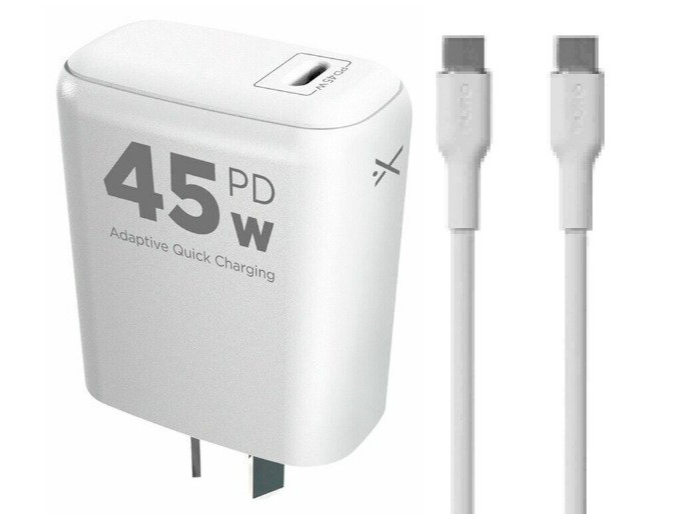 CARGADOR CABEZAL XAEA TC 45W + cable tipo c a c MOD mod 507