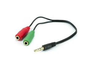 Cable Auxiliar Mini Plug macho A 2 Rca hembra