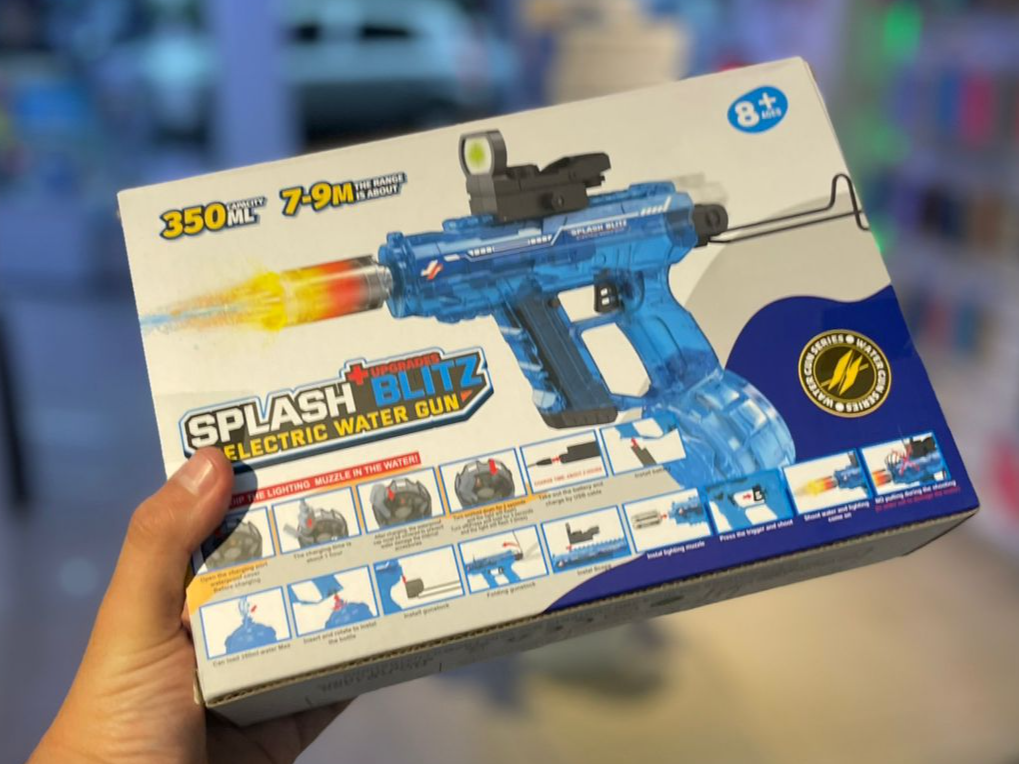 ametrelladora AK47 DE AGUA con luz