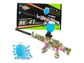 PISTOLA HIDROGEL AK47 Y TOY GUN