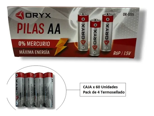 PILAS AA ORYX X UNIDAD