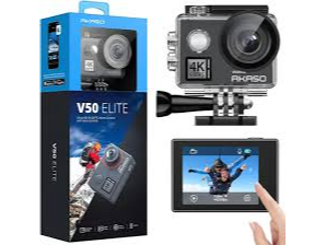 CAMARA AKASO BRAVE V50 X LET LIFE RUN GREY TIPO GO PRO