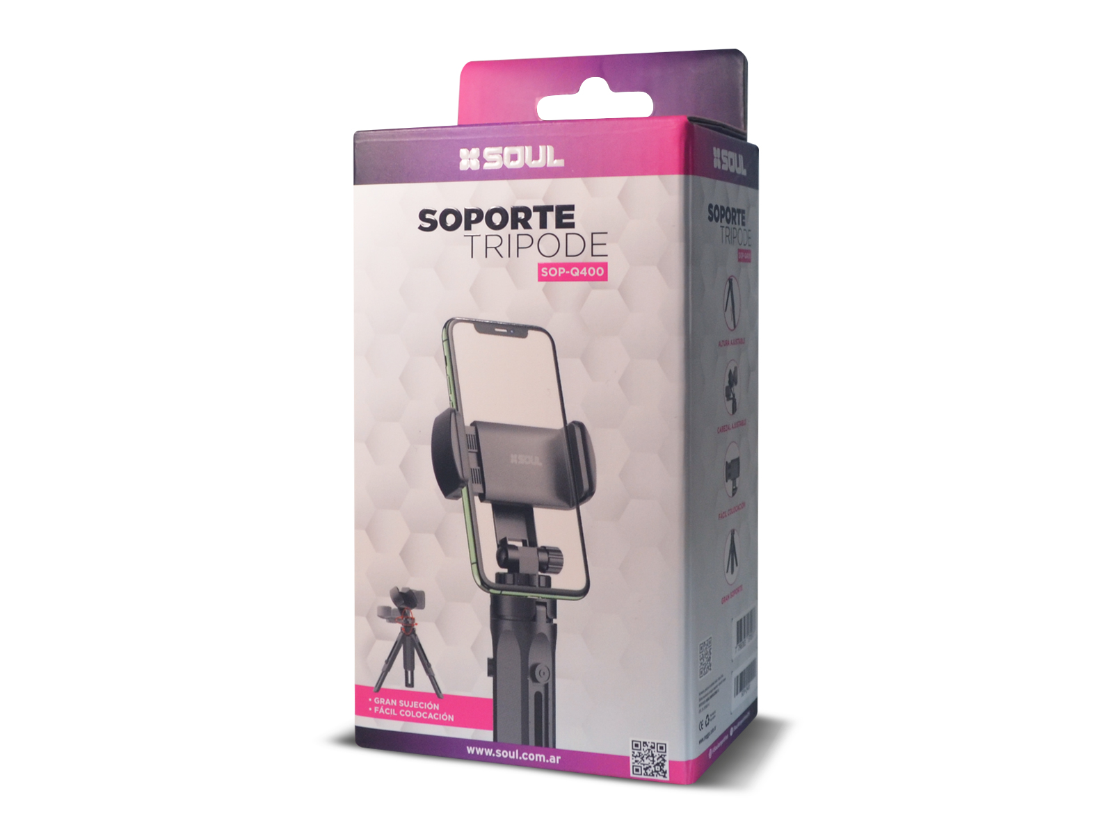 tripode soul q400 rotacion 360°