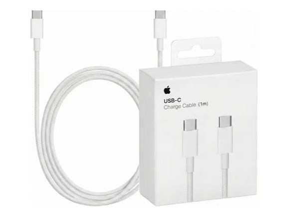 CABLE TIPO C A TIPO C IPHONE MALLADO 1 METRO (PARA IPHONE 15, 16, 17)