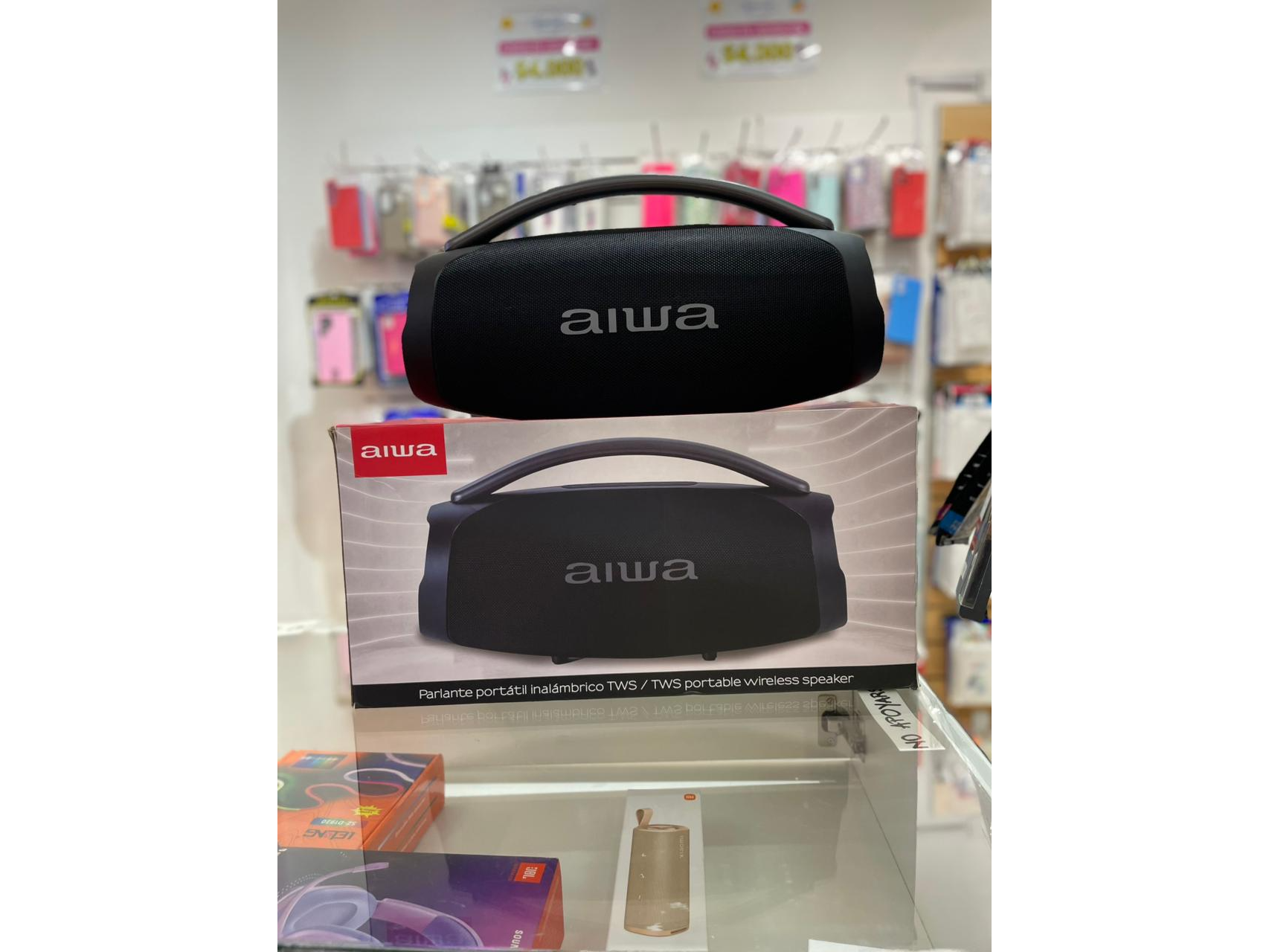 Parlante Bluetooth Boombox Aiwa 70w Funcion Tws Aw-b40