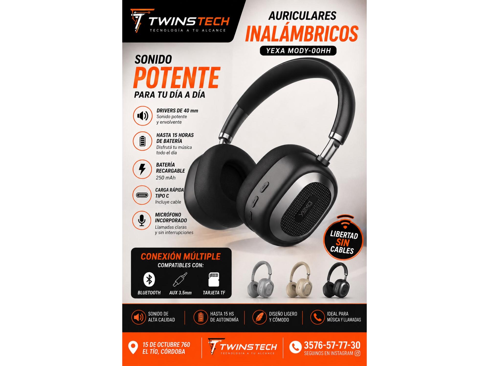 auriculares inalambricos premium