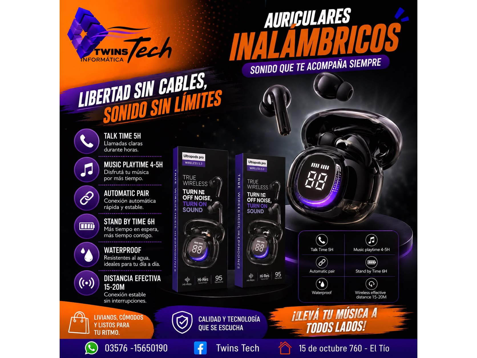 auriculares inalambricos