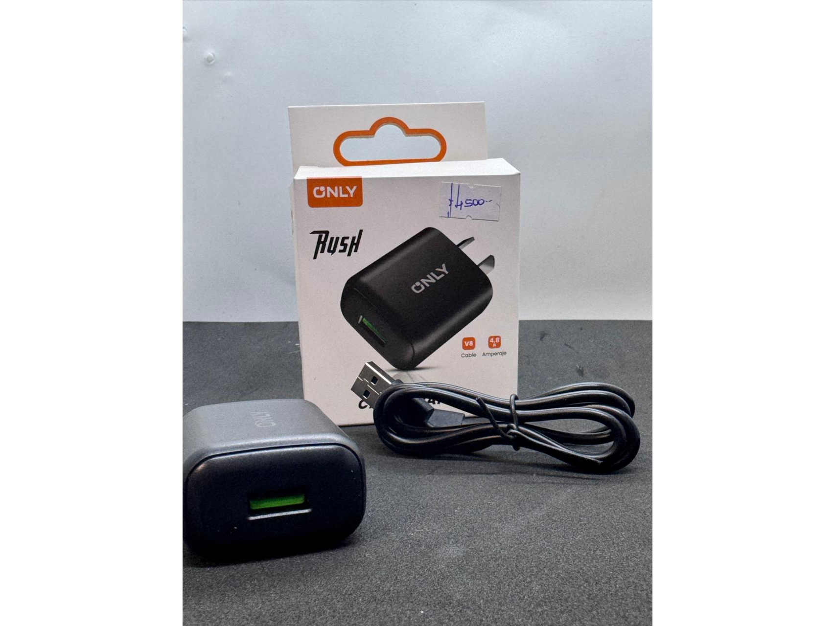 cargador carga rapida c/ cable v8