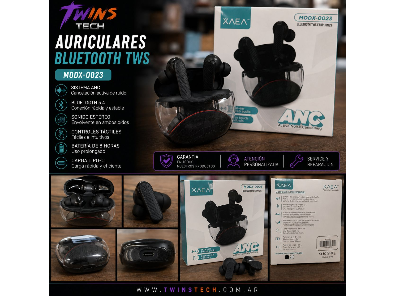 auriculares inalambricos ANC