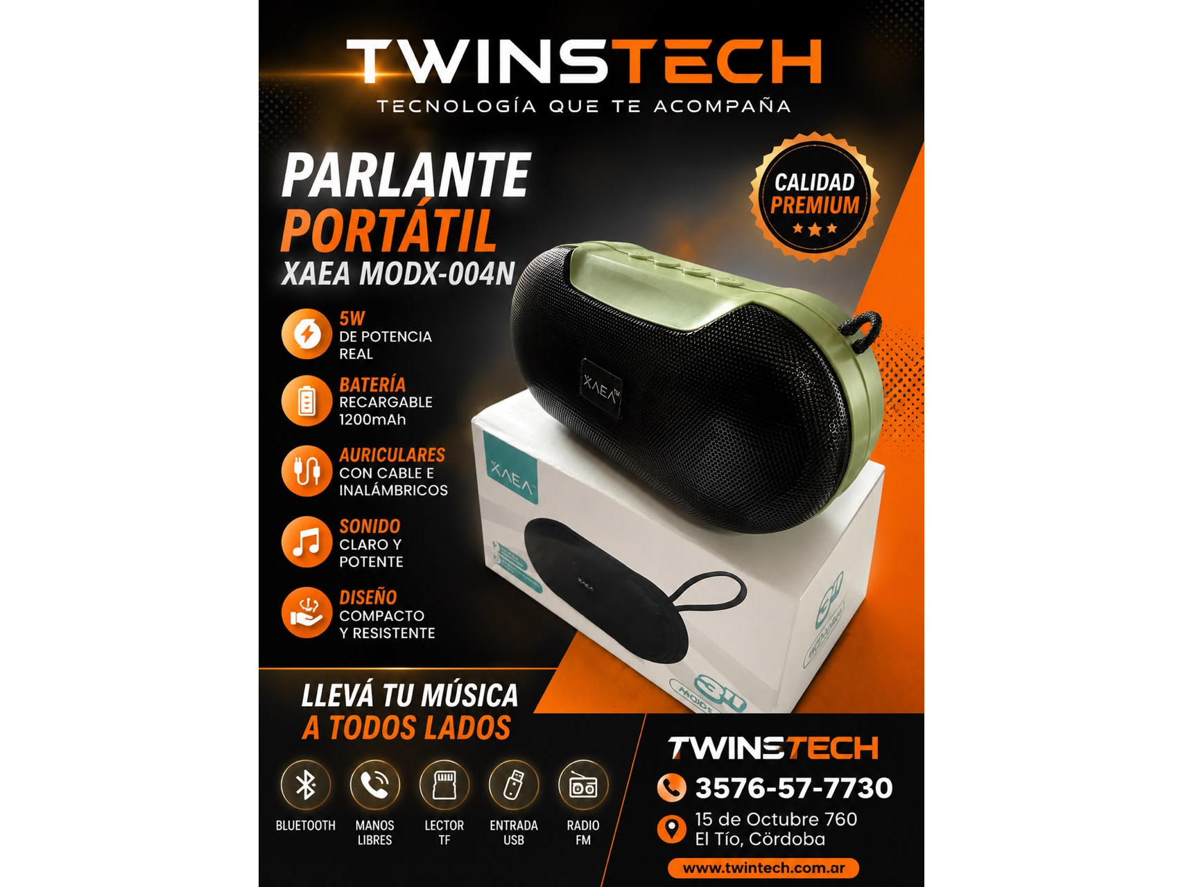 parlante mini xaea