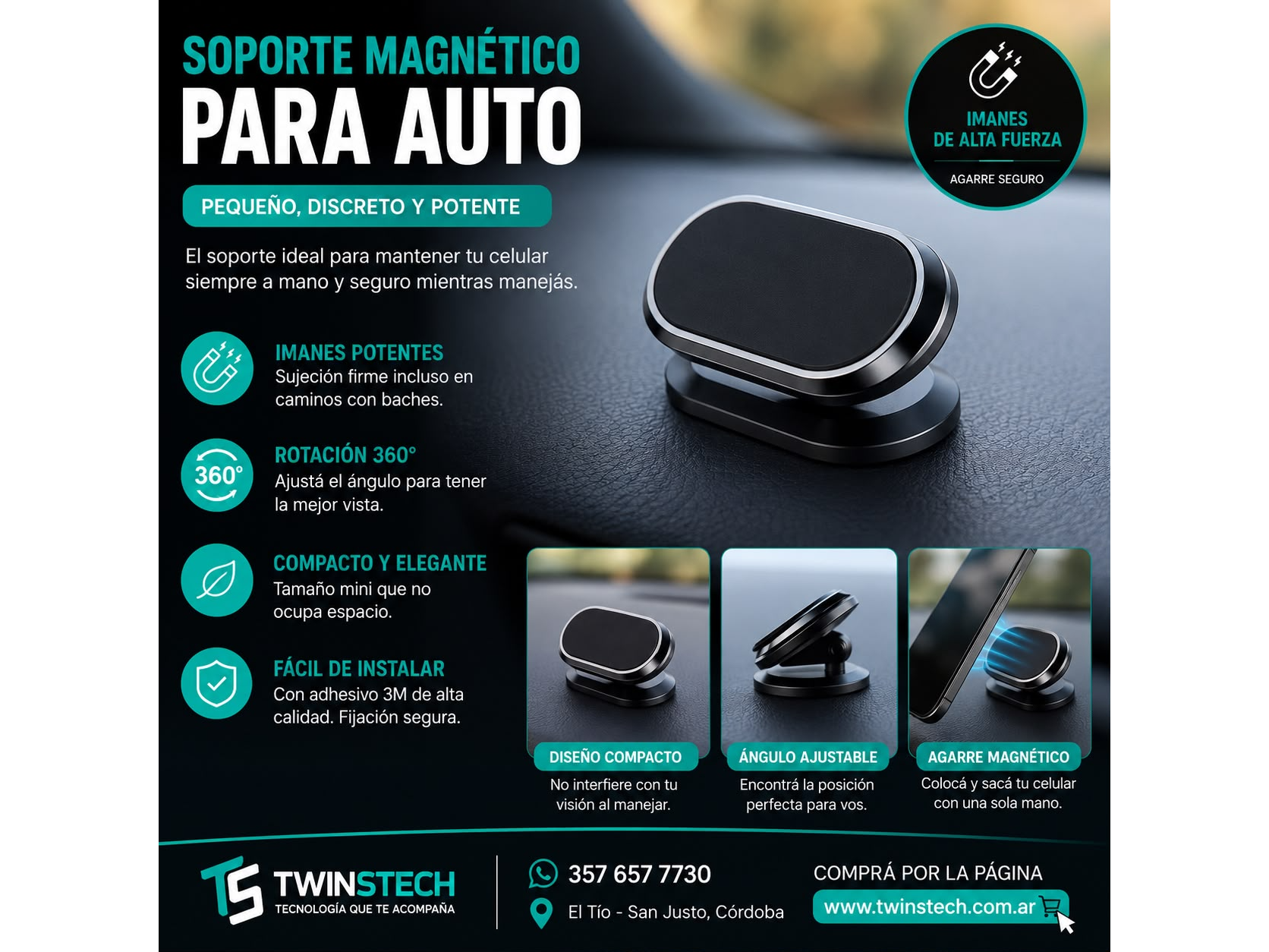 SOPORTE MAGNETICO