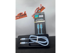 Cable Carga rapida Tipo C -Celeste