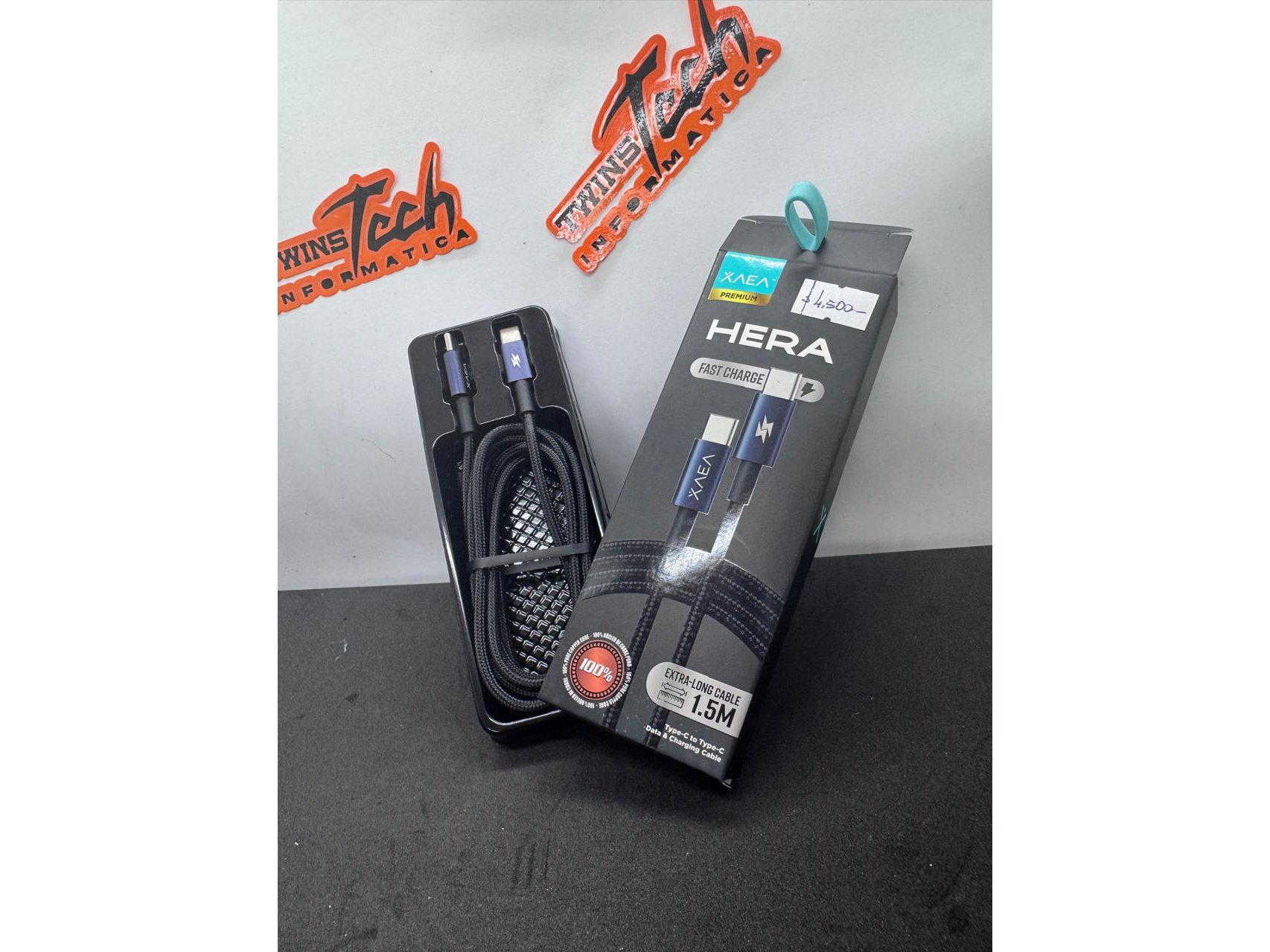 Cable Carga rapida Tipo C-Azul Oscuro