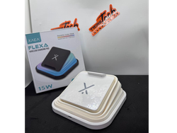 cargador inalambrico y lampara