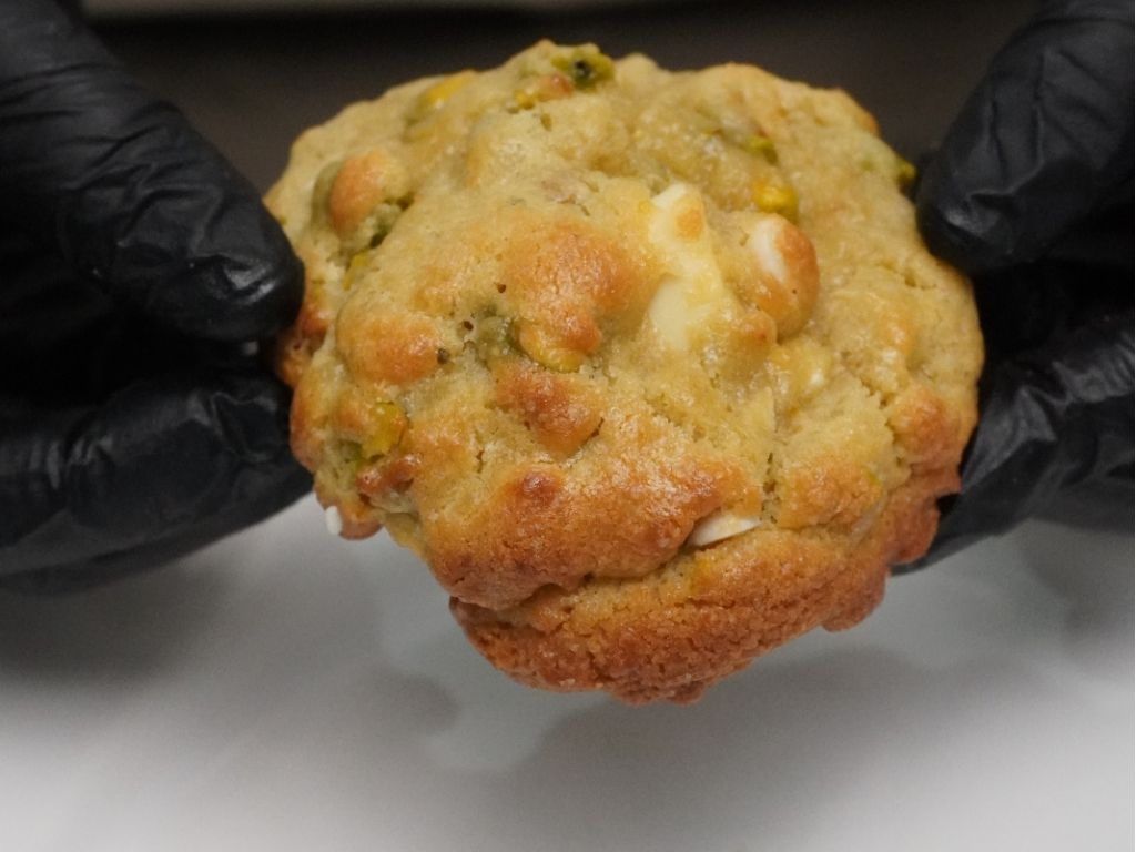 Pistacho con choco blanco