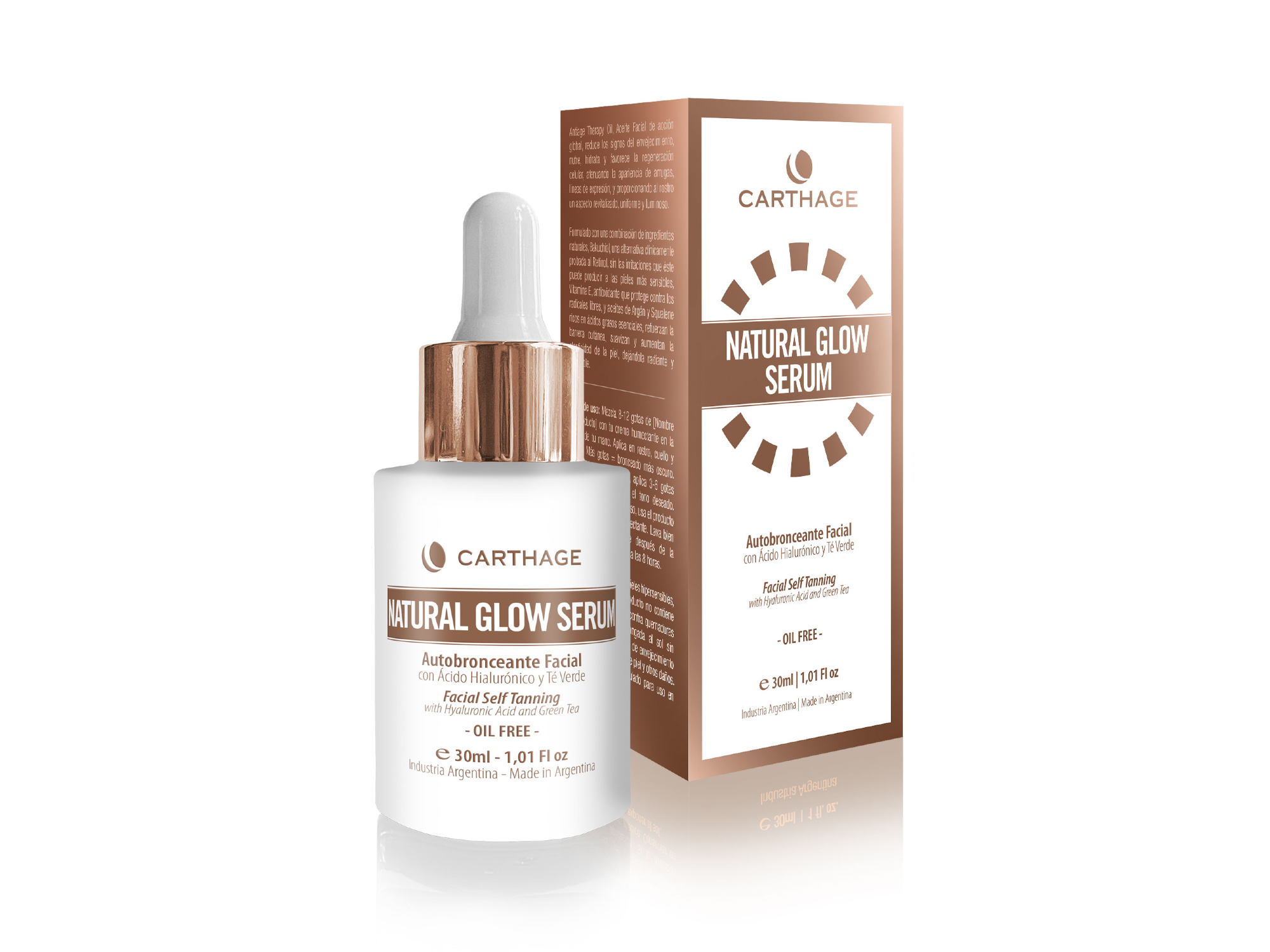 NATURAL GLOW SERUM 30 g  AUTOBRONCEANTE--(189)