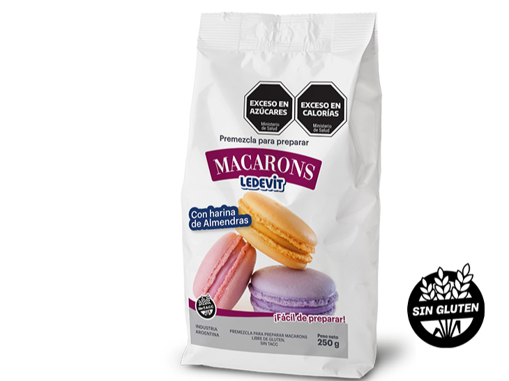 Premezcla para preparar Macarons