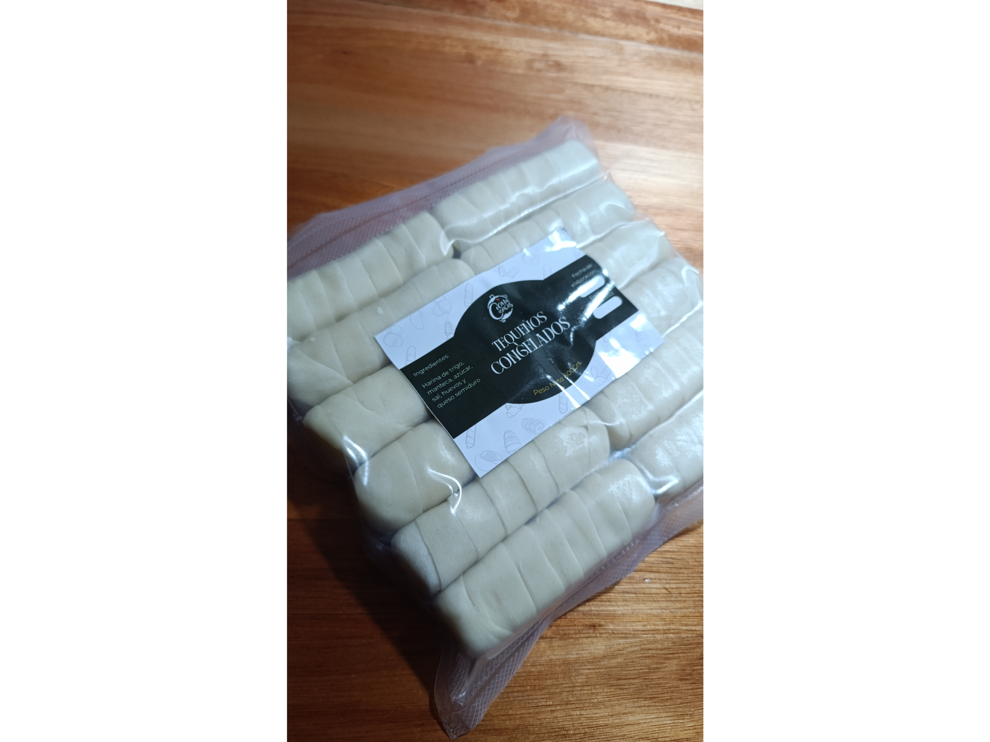 12 tequeños congelados