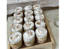 12 SHOTS DE TORTA 3 LECHES