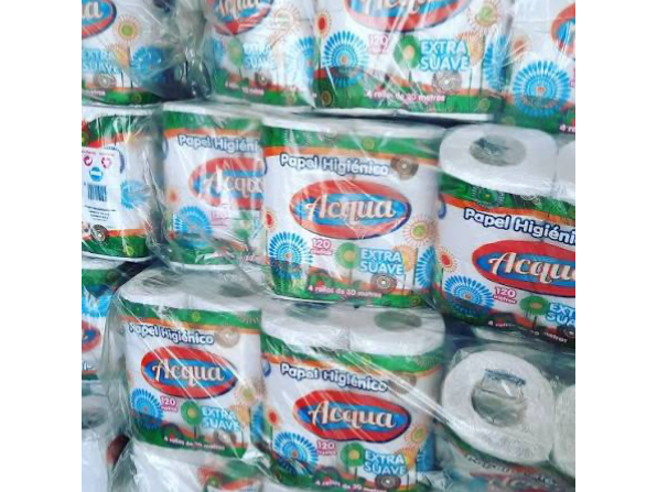 Bulto de Papel Higiénico Acqua x12 paquetes