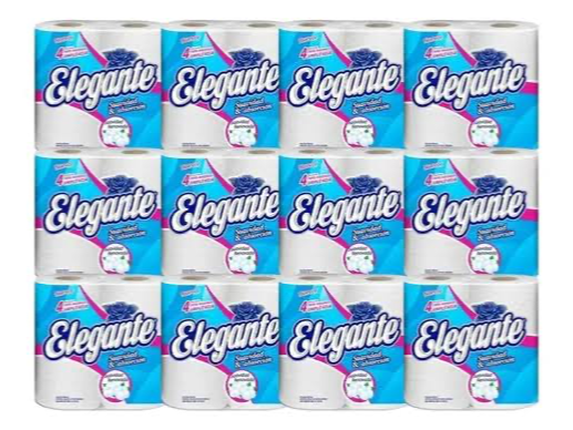 Bulto de Papel Higiénico Elegante x12 paquetes
