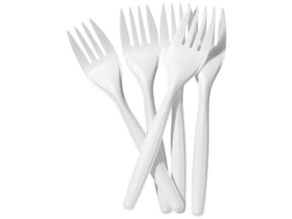 Tenedores Plásticos para Postres x50