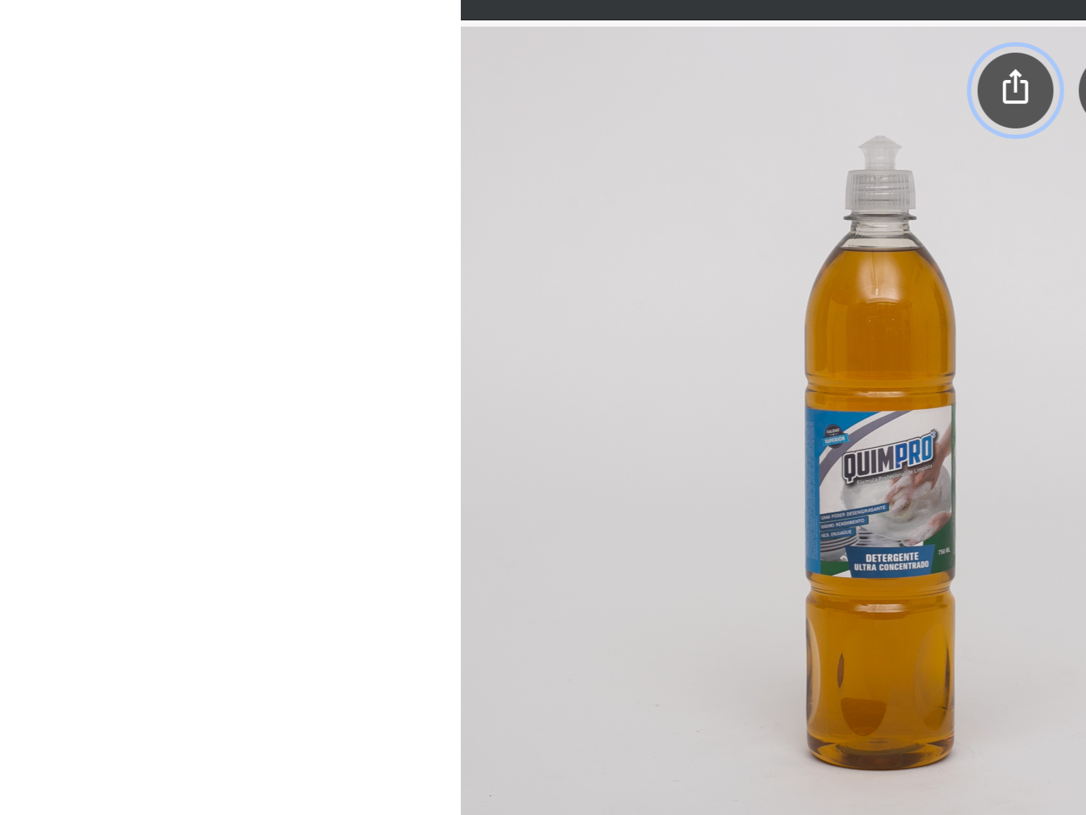 Detergente Quimpro Ultra Concentrado x750cc