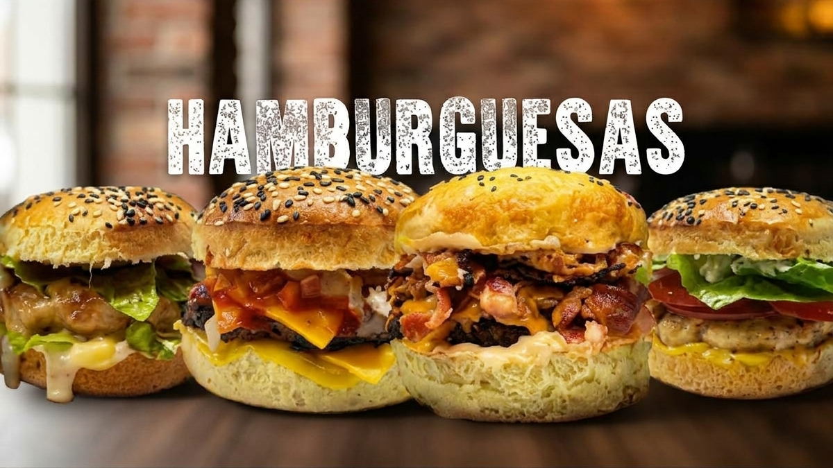 HAMBURGUESAS A LA PARRILLA
