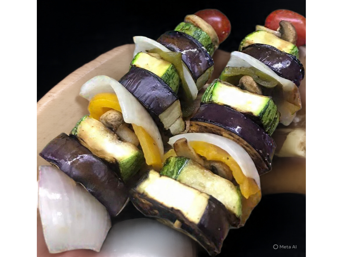 BROCHETTE DE VEGETALES