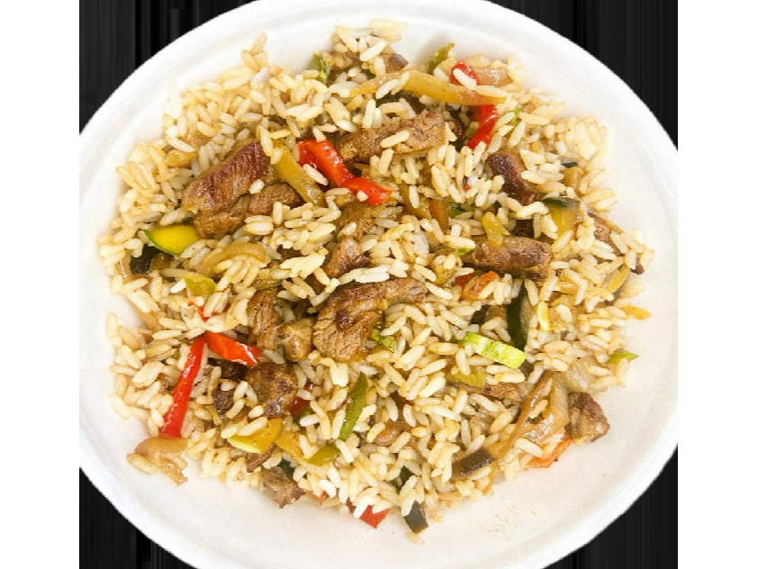WOK DE CARNE (CON ARROZ)