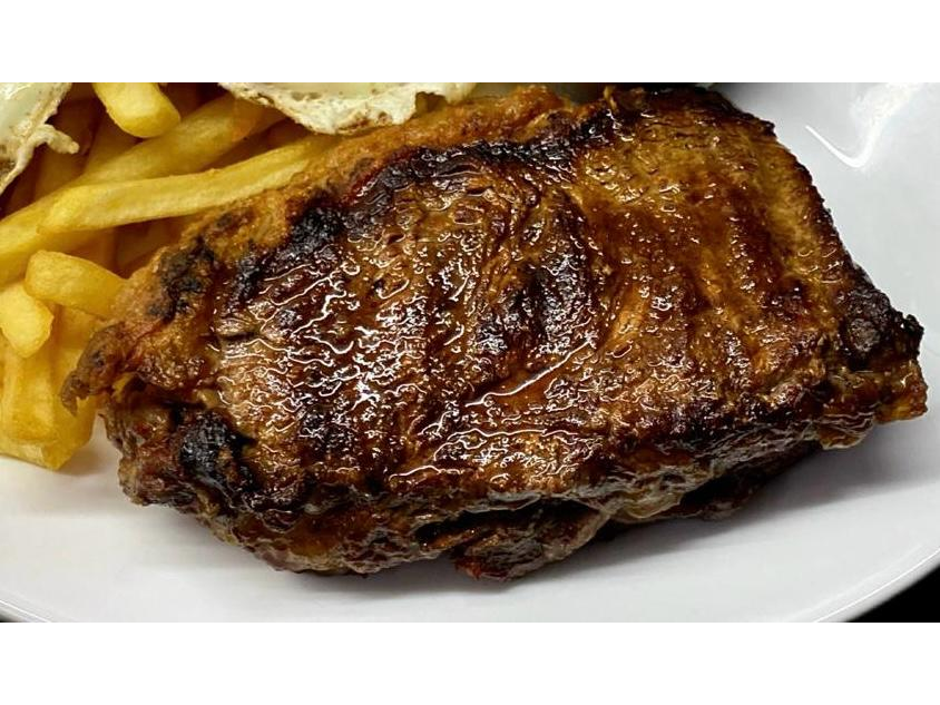 1/2 BIFE DE CHORIZO  CON GUARNICIÓN