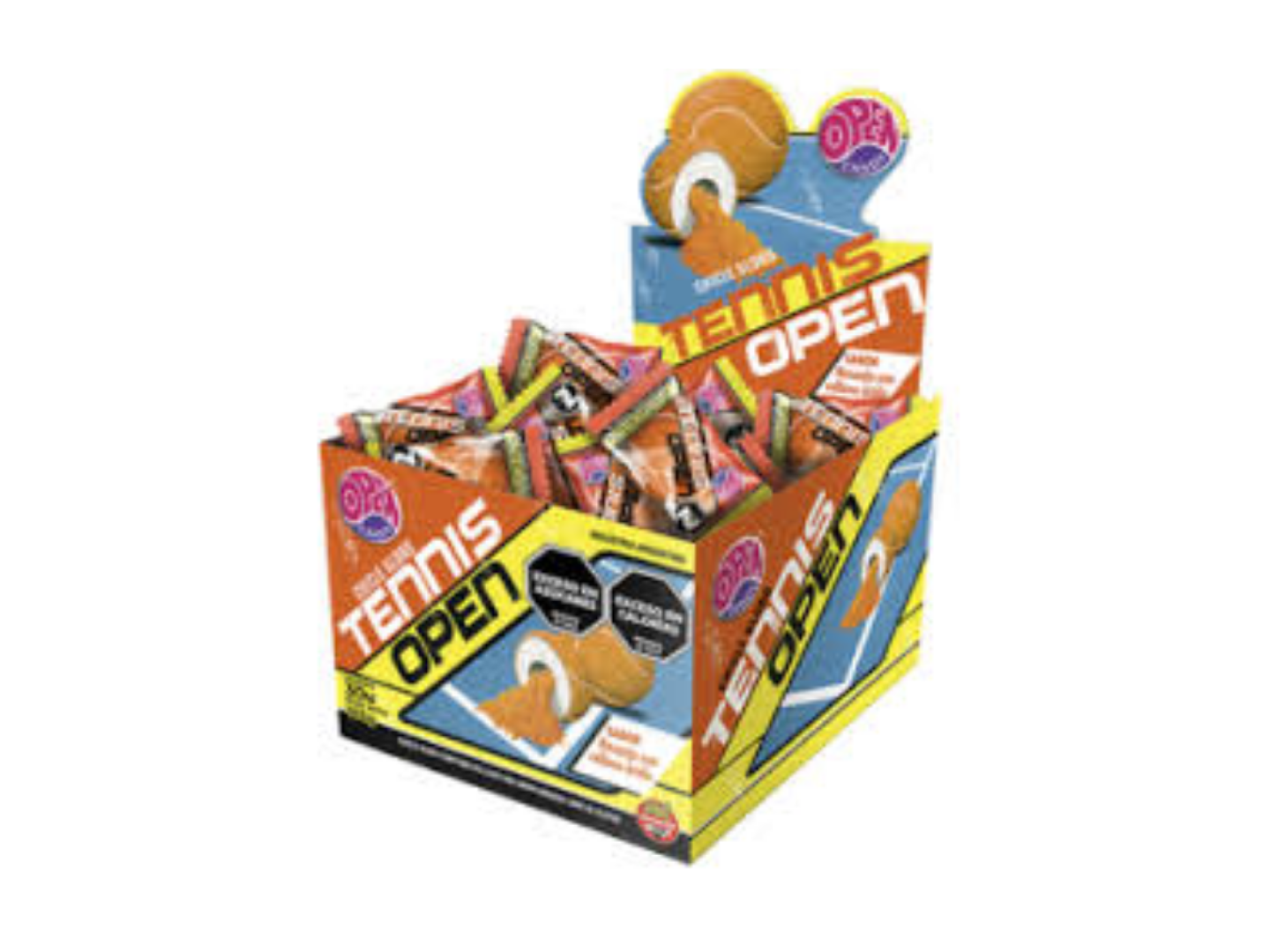 CHIC TENIS OPEN DISPLAY NARANJA 16X30 UN