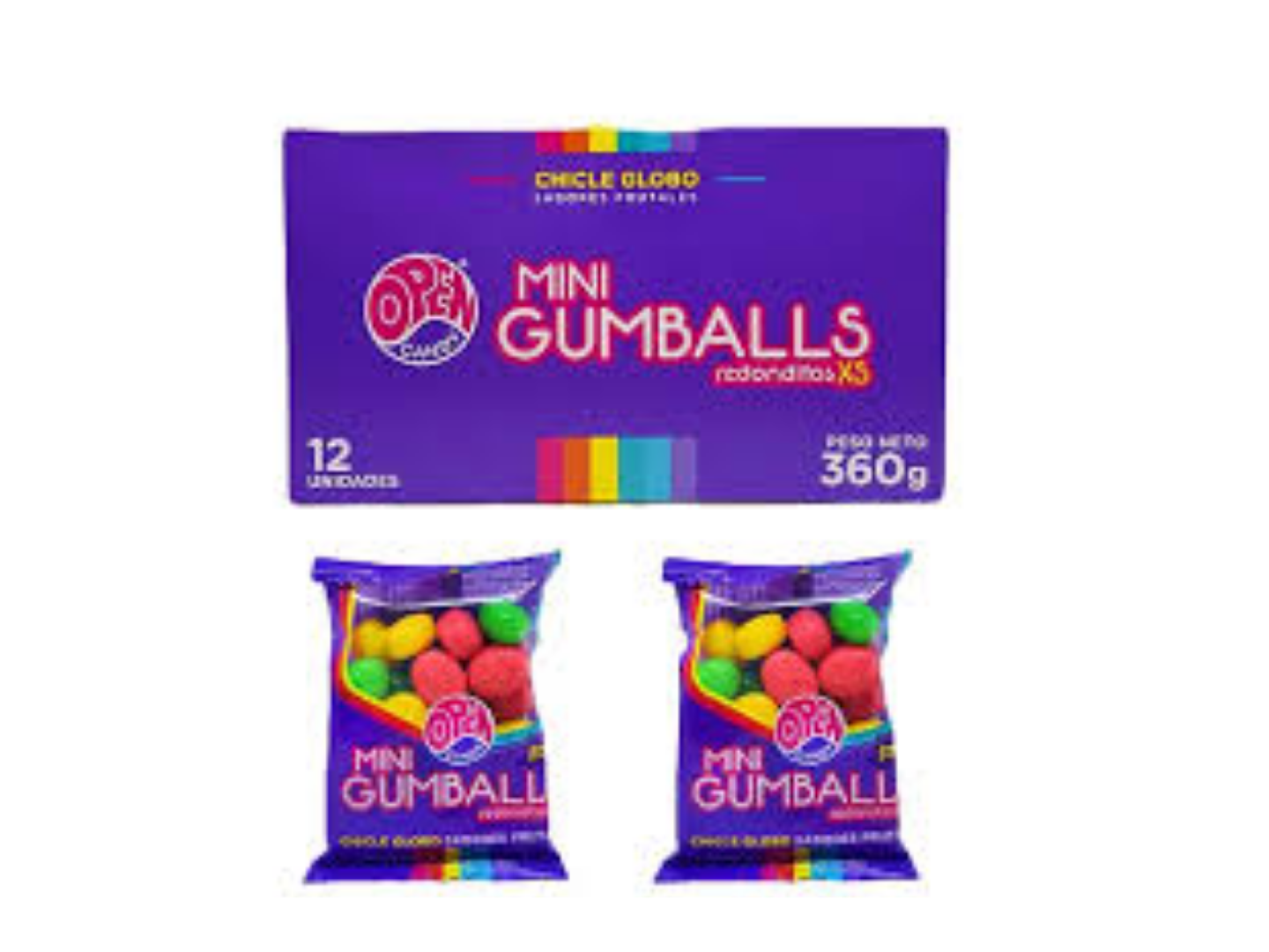 CHIC MINI GUMBALS MINI REDONDITOS 12X30 GRS
