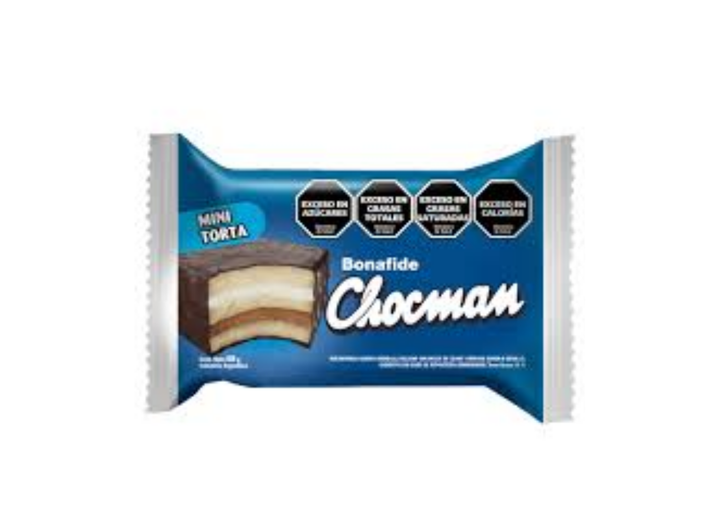 CHOCMAN MINITORTA BLACK 15X68 GRS