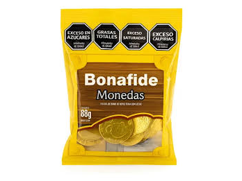 MONEDAS CHOCOLATE BONAFIDE 32X88 GRS